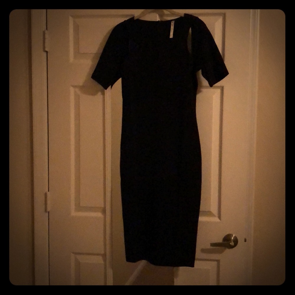 Body conscious Black dress
